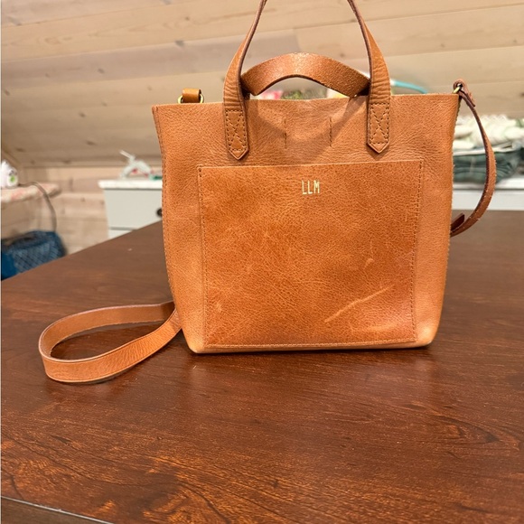 Madewell Handbags - Madewell Cognac Leather Tote